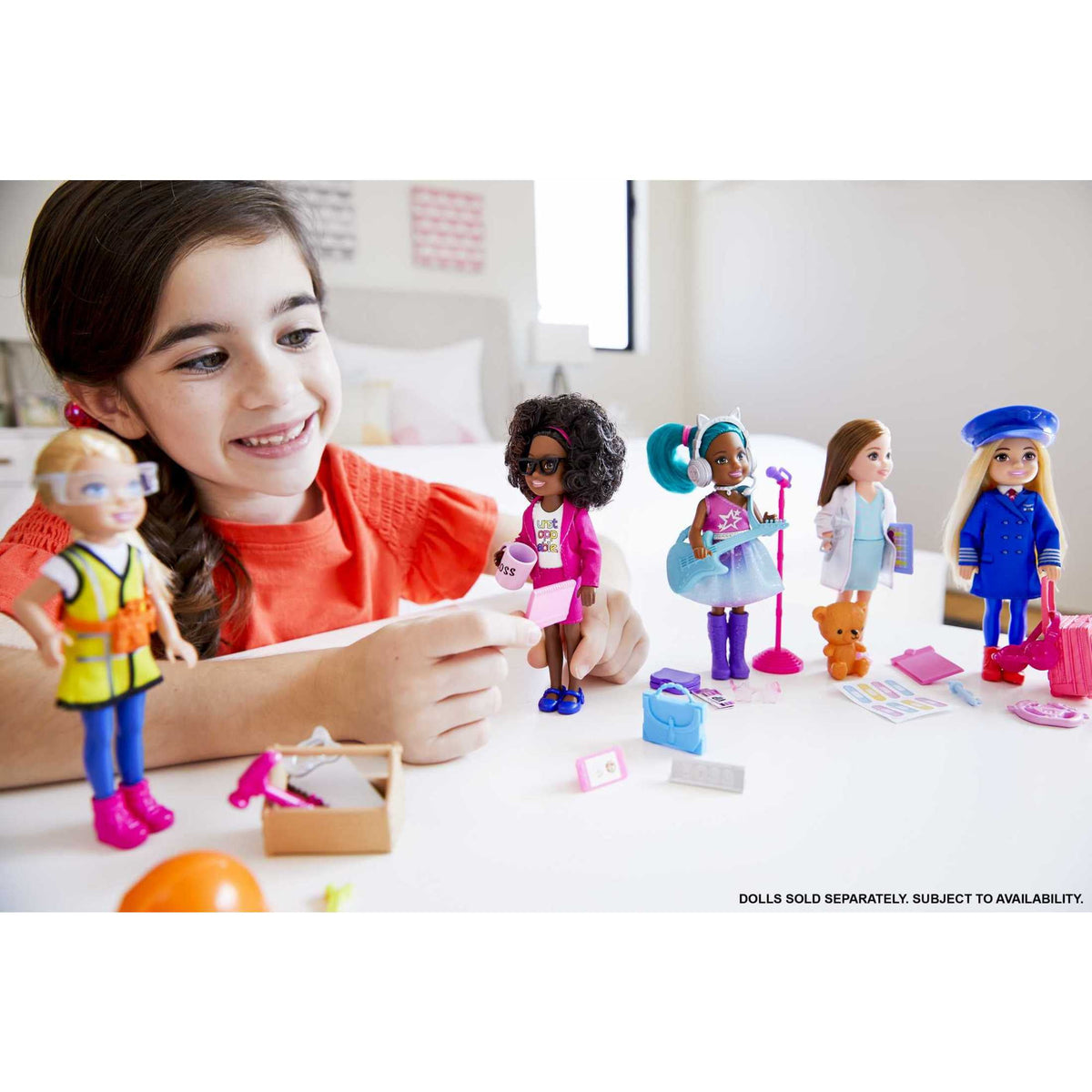 Barbie Chelsea Can Be Career Doll with Career-themed Outfit & Related Accessories