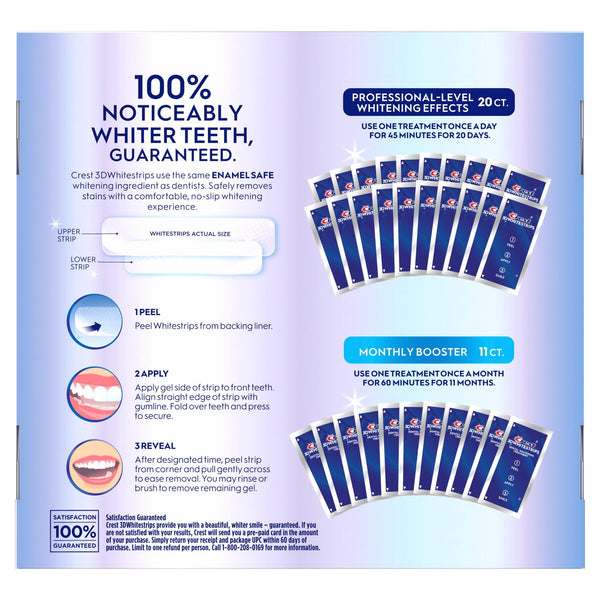 Crest 3D Whitestrips Professional Effects & Supreme Bright Kit