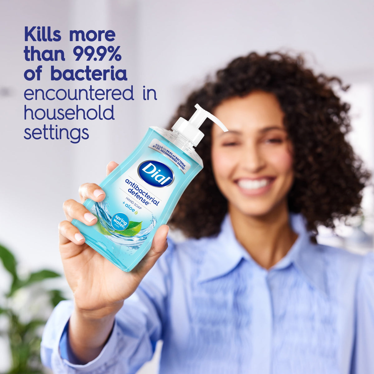 Dial Antibacterial Defense Spring Water Liquid Hand Soap, 11 fl oz