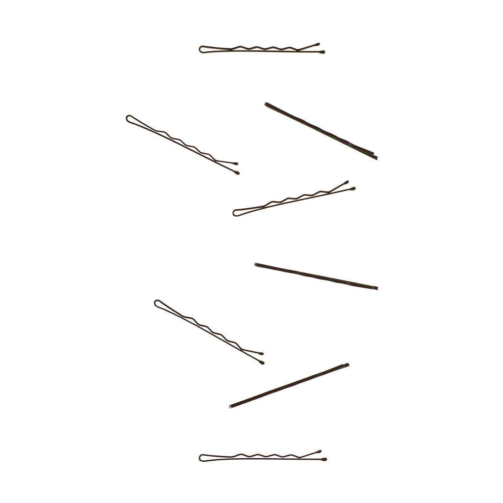 Goody Bobby Pins, Slide Proof Grip, Secure Hold Hair Pins, for All Ages, Black, 90 Ct