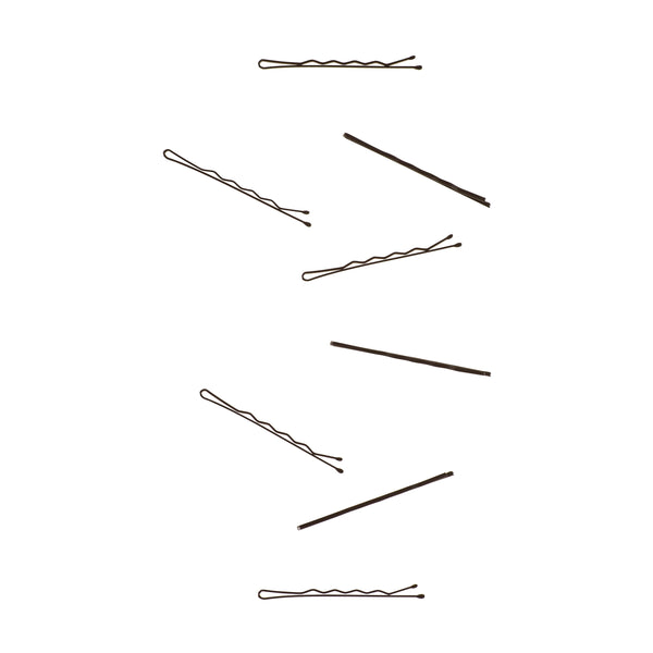Goody Bobby Pins, Slide Proof Grip, Secure Hold Hair Pins, for All Ages, Black, 90 Ct