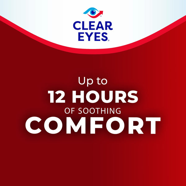 Clear Eyes Maximum Red Eye Relief Lubricant Eye Drops, Daily Use, 0.5 fl oz
