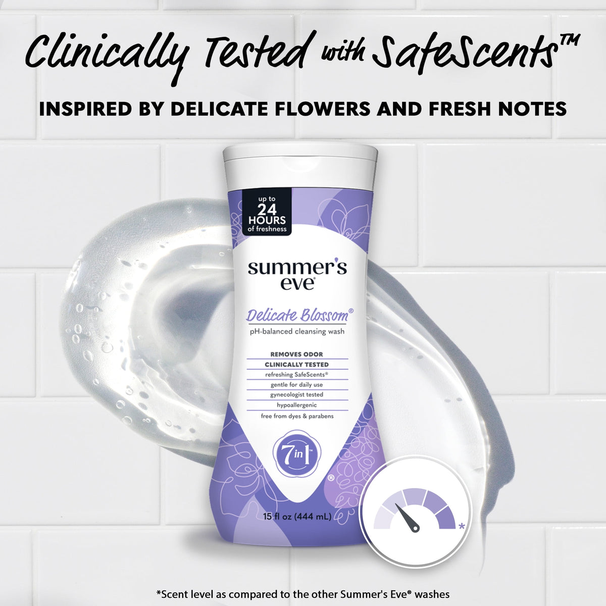 Summer’s Eve Delicate Blossom Daily Feminine Wash, 15 Oz
