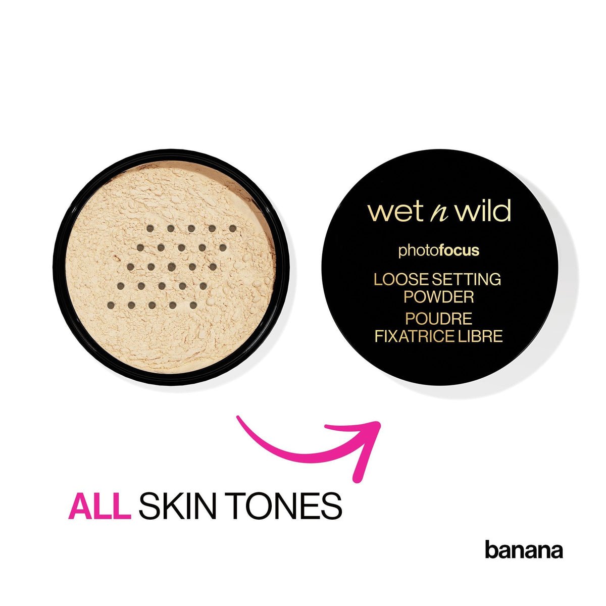 Wet n Wild Photo Focus Loose Setting Finishing Powder, Banana, 0.7 oz