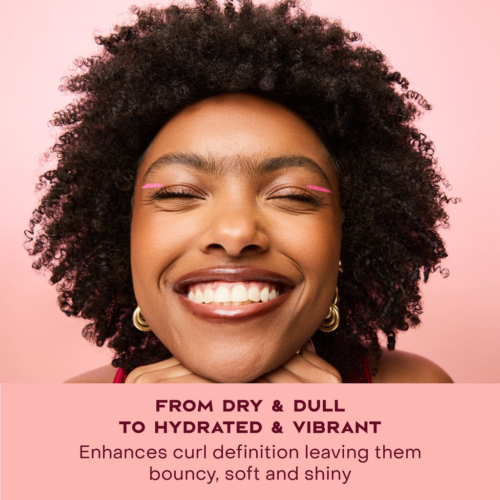 SheaMoisture Curl Enhancing Smoothie Hair Cream for Thick, Curly Hair Coconut and Hibiscus Sulfate Free and Paraben Free Curl Cream, 20 oz