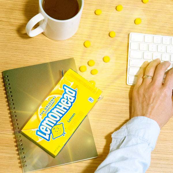 Lemonhead Hard Lemon Candy, Theater Box, 5 oz