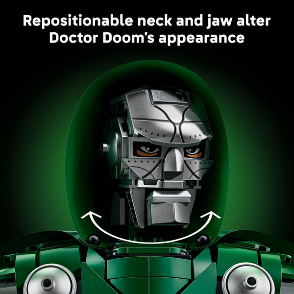 LEGO Marvel Doctor Doom Bust Building Set for Adults 76345