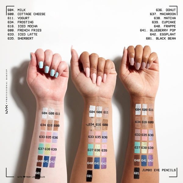 NYX Professional Makeup All-in-One Jumbo Eyeshadow and Eyeliner Multi-Stick Eye Pencil, Macaroon, 0.18 oz