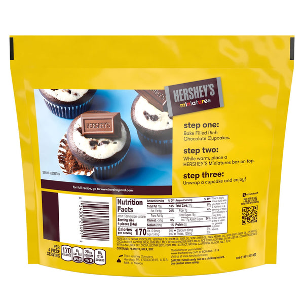 Hershey's Miniatures Assorted Chocolate Candy, Family pack 17.6 oz