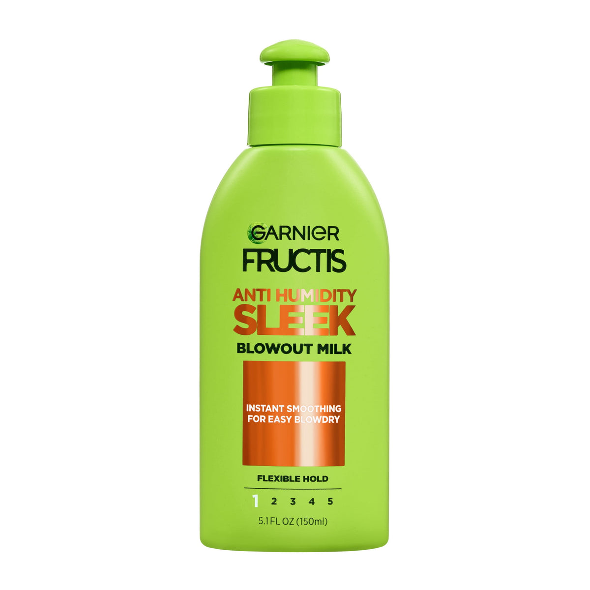 Garnier Fructis Style Anti-Humidity Smoothing and Straightening, All Hair Types, Milk, 5.1 fl oz