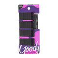 Goody Bobby Pins, Slide Proof Grip, Secure Hold Hair Pins, for All Ages, Black, 90 Ct