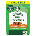 Greenies Pill Pockets for Dogs, Chicken Flavor, Large Size, Soft Dog Treats, 15.8 oz Pouch