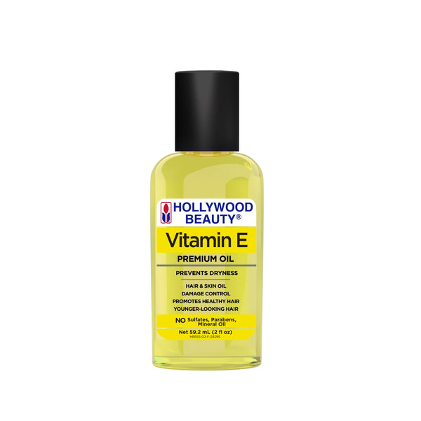 Hollywood Beauty Vitamin E Oil for Hair, Scalp, and Skin, 2 fl oz ., Dry Hair, Unisex