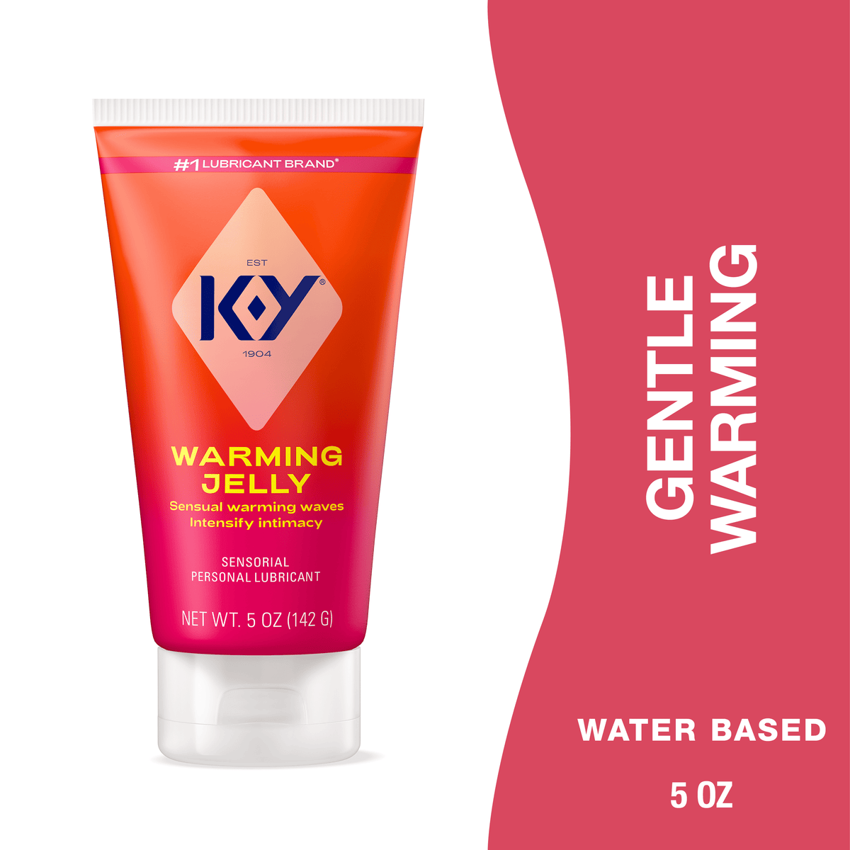 K-Y Jelly Personal Lubricant, Water Based Lube For Sexual Wellness, Vaginal Moisturizer, 5 oz