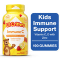L'il Critters Immune C Kids Gummy Vitamins Supplement, Fruit Flavored, 190 Count