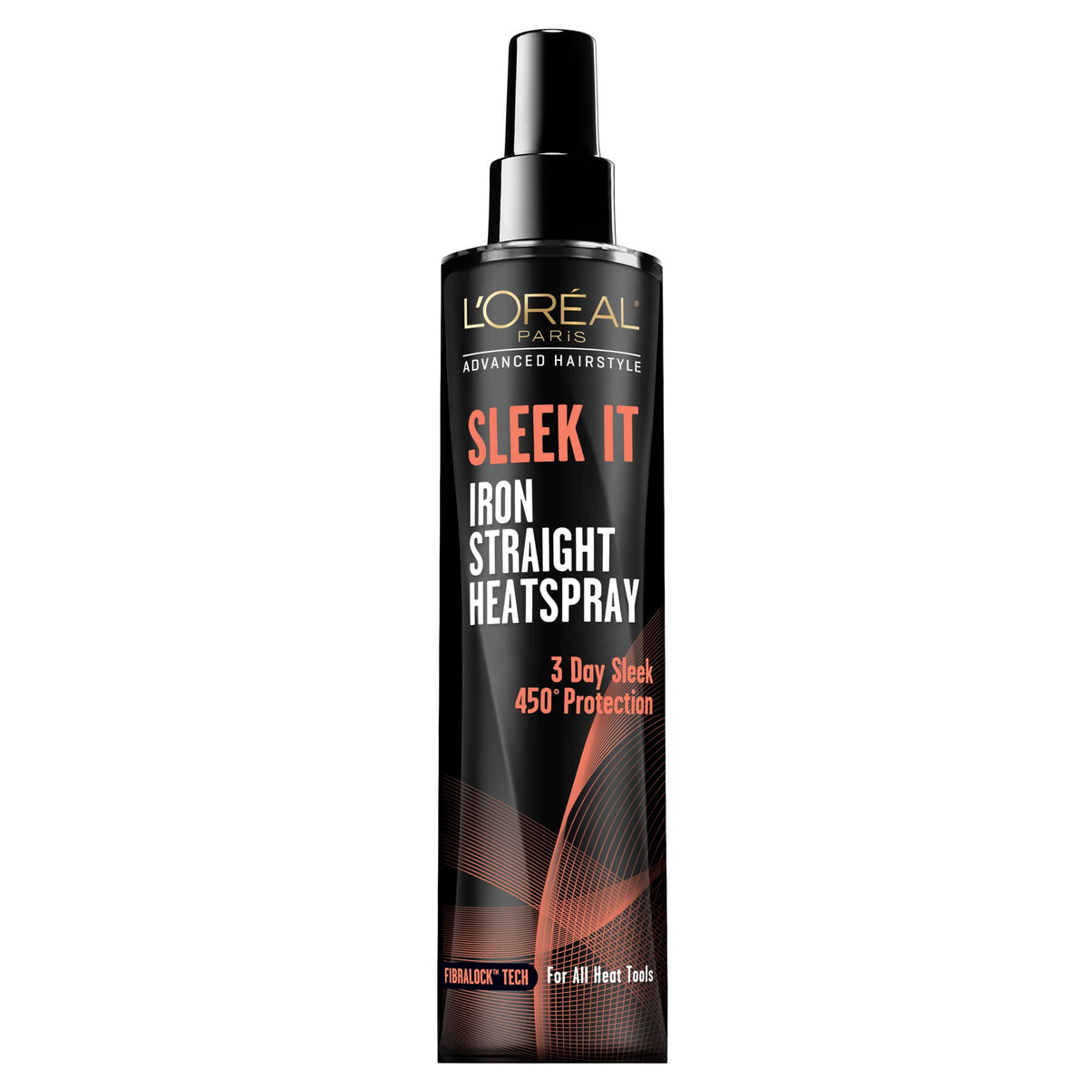 L'Oreal Paris Advanced Hairstyle SLEEK IT Iron Straight Heat Spray, Anti-Frizz, 5.7 fl oz