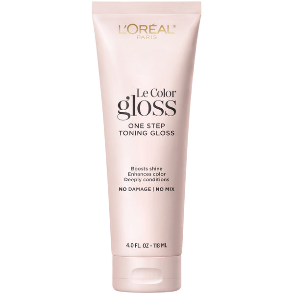 L'Oreal Paris Le Color Gloss One Step In-Shower Toning Gloss, Silver, 4 fl oz