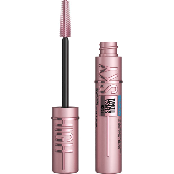 Maybelline Lash Sensational Sky High Waterproof Mascara Makeup, Very Black, 0.2 fl oz