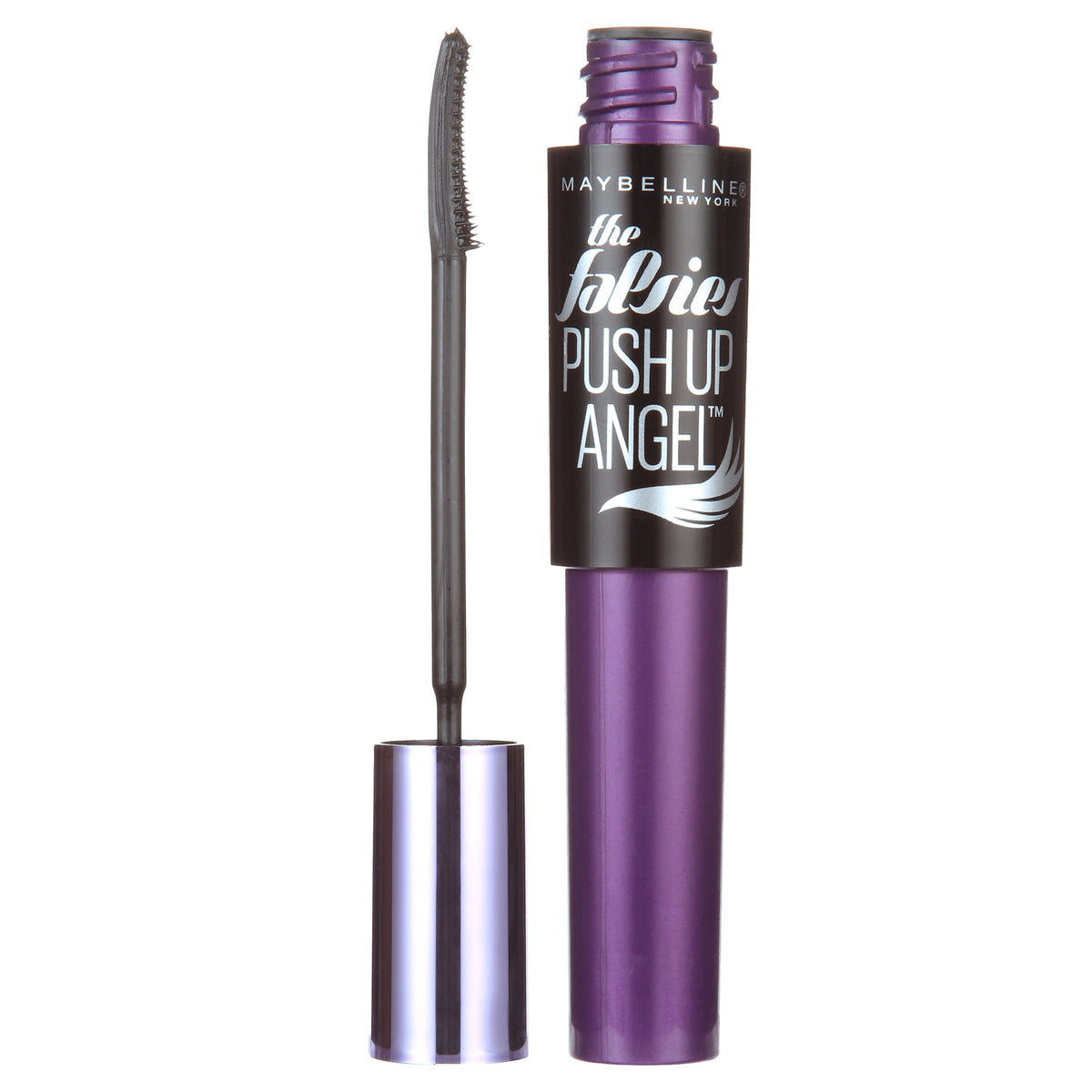 Maybelline The Falsies Push up Angel Washable Mascara, Blackest Black, 0.33 fl oz