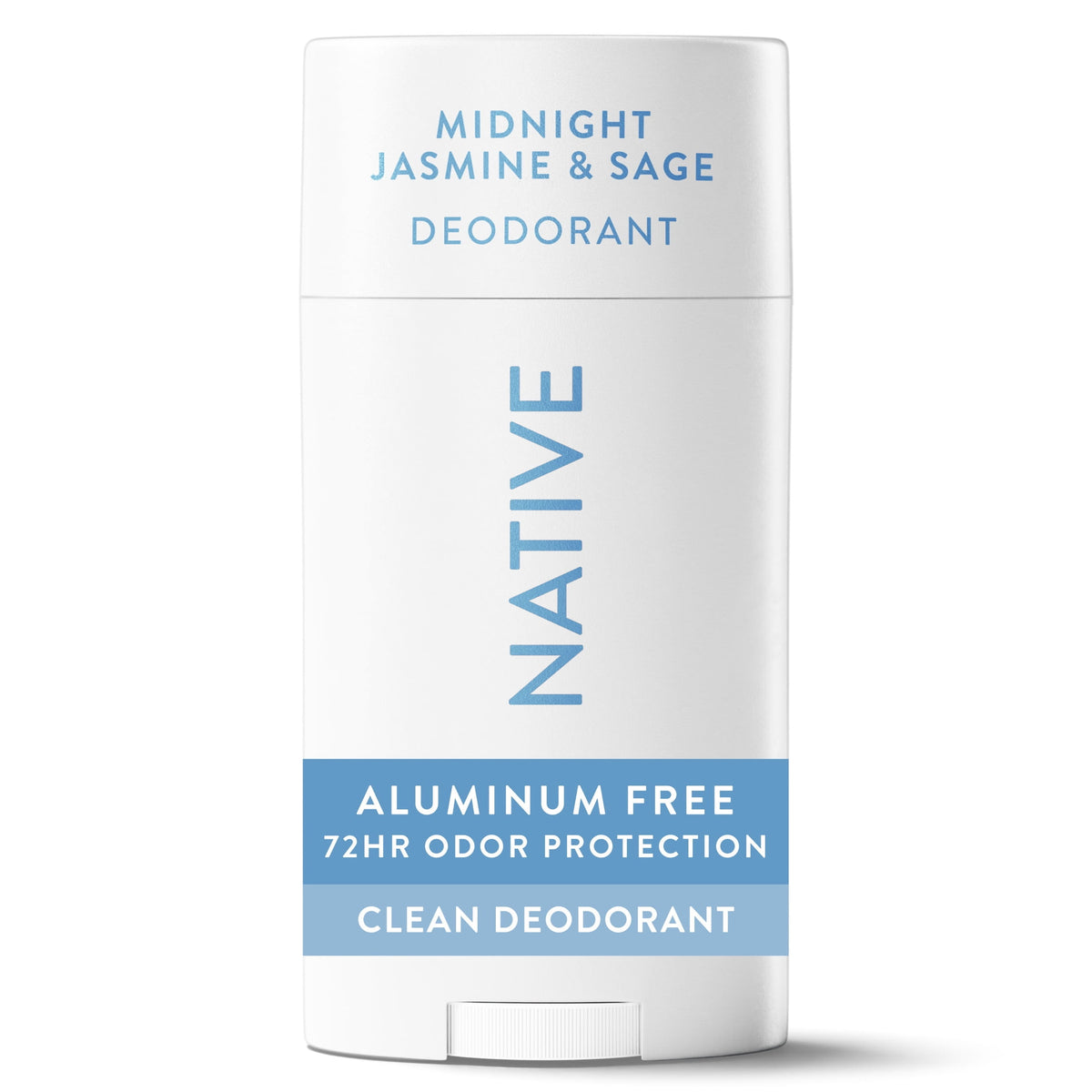 Native Deodorant, Aluminum Free, Deodorant for Women and Men, Midnight Jasmine & Sage, 2.65 oz