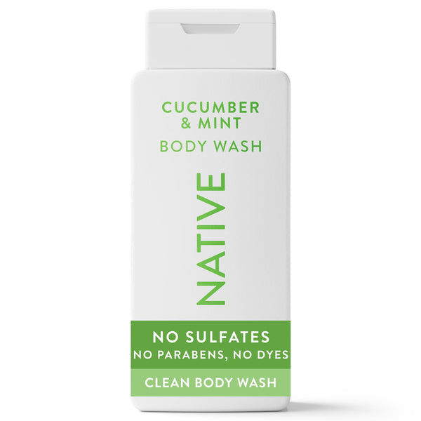 Native Body Wash for Women & Men, Cucumber & Mint, 18 fl oz