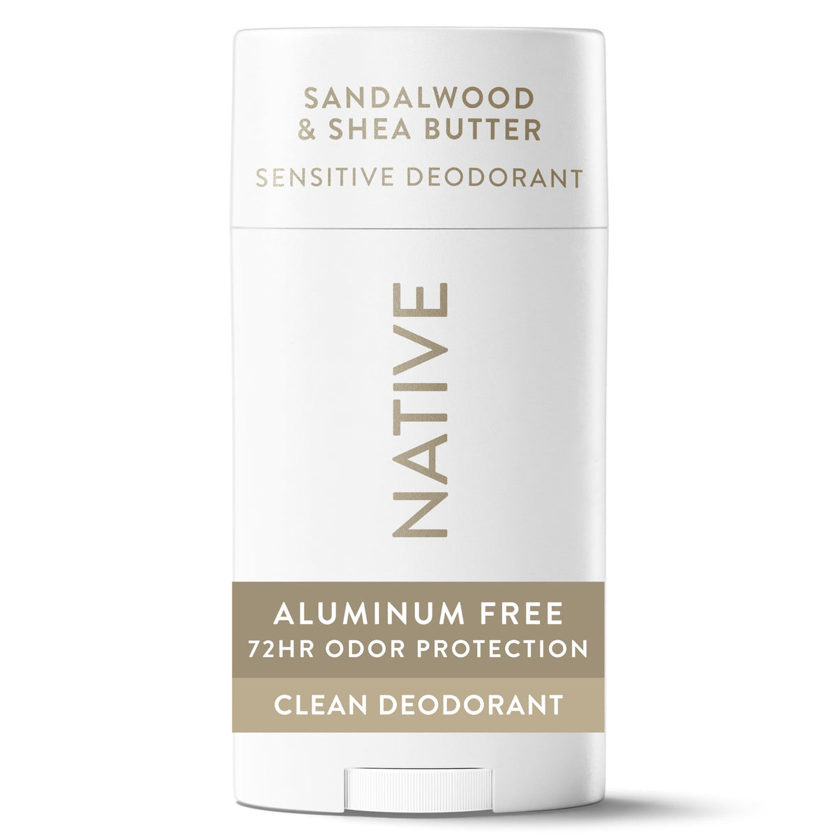 Native Sensitive Deodorant For Men, Aluminum Free, Sandalwood & Shea Butter, 2.65 oz