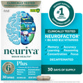Neuriva Plus Brain Health Supplement, Vitamins B12 & B6, Support for Memory and Focus, 30ct Capsules