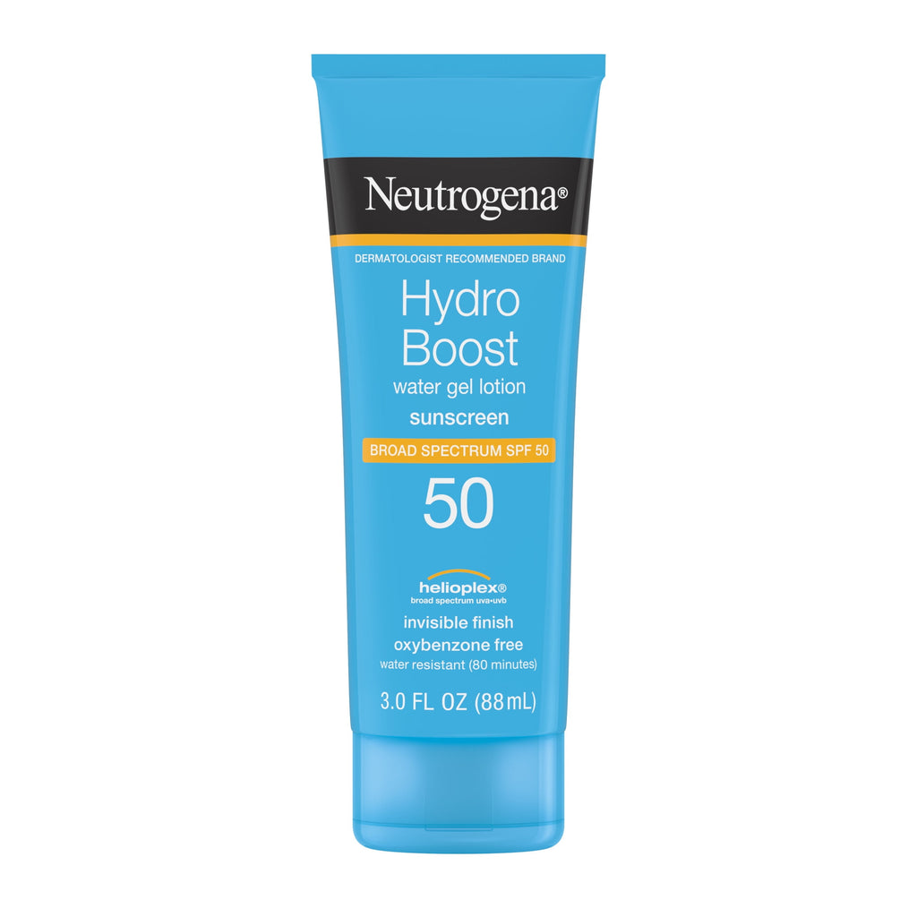 Neutrogena Hydro Boost Sunscreen SPF 50 Body & Face Sunscreen Lotion, Sun Protection, 3 fl oz
