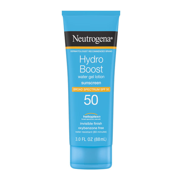 Neutrogena Hydro Boost Sunscreen SPF 50 Body & Face Sunscreen Lotion, Sun Protection, 3 fl oz