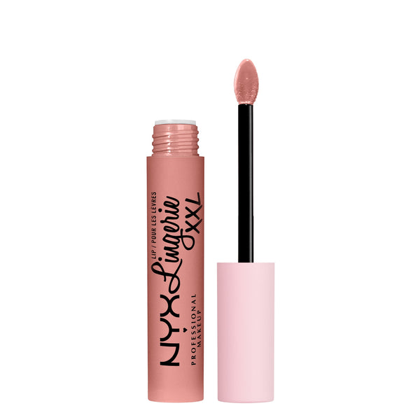 NYX Professional Makeup Lip Lingerie XXL Smooth Matte Liquid Lipstick, 16hr Longwear, Undressed, 0.13 fl oz