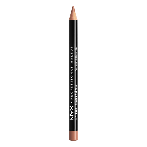 NYX Professional Makeup Slim Lip Pencil, Long-Lasting Creamy Lip Liner, Peekaboo Neutral, 0.035 oz