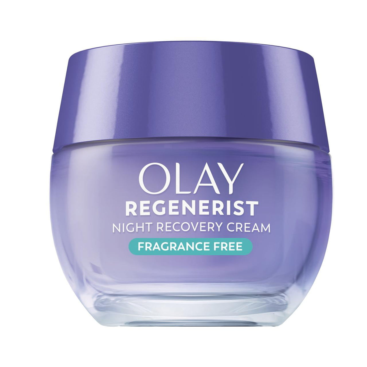 Olay Regenerist Night Recovery Cream with Triple Collagen Peptide, Wrinkle Reducer, Non-Greasy, Fragrance-Free, Hydrating Face Moisturizer for Women