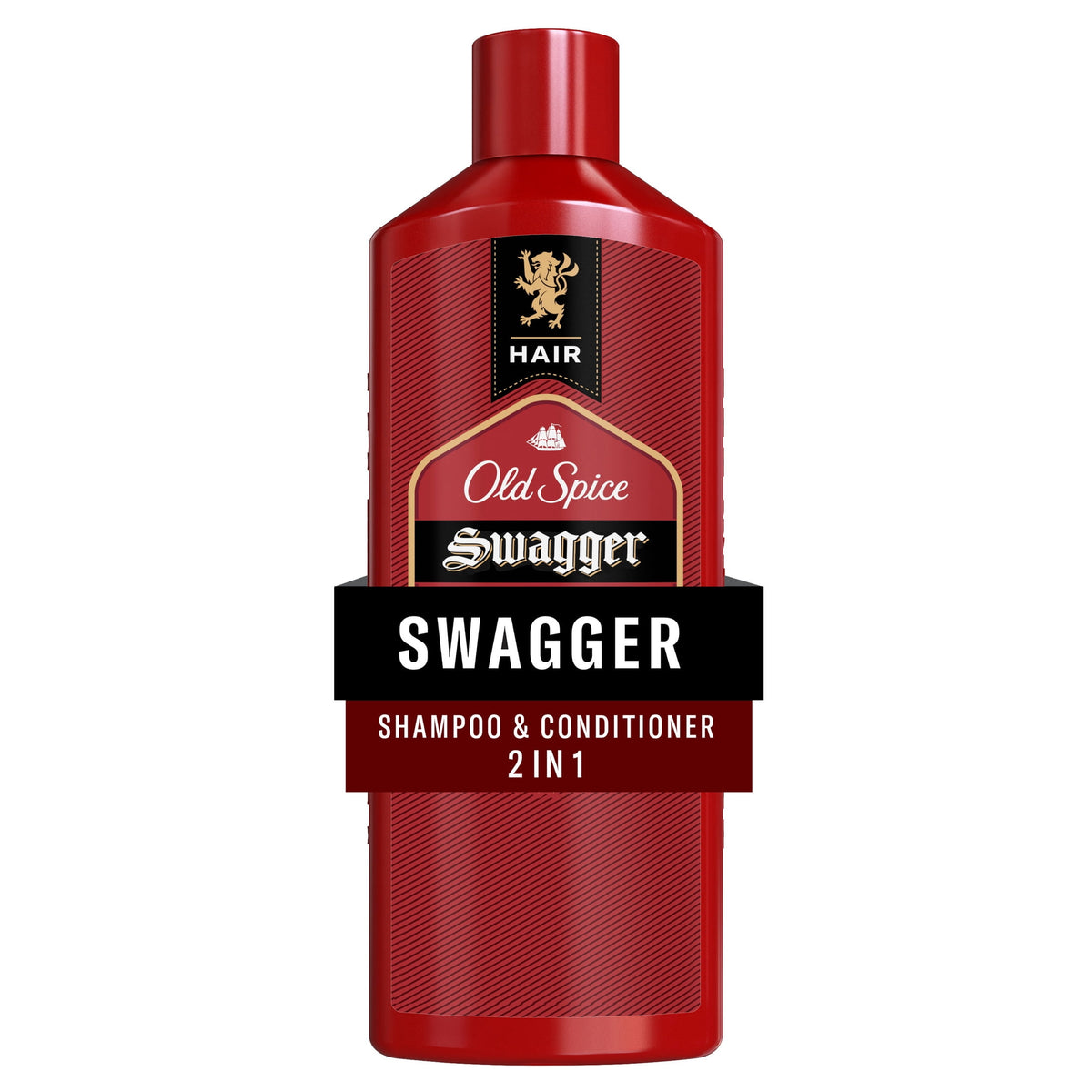 Old Spice Swagger 2in1 Mens Shampoo and Conditioner, Healthier, Fuller, More Moisturized Looking Hair, 13.5 fl oz