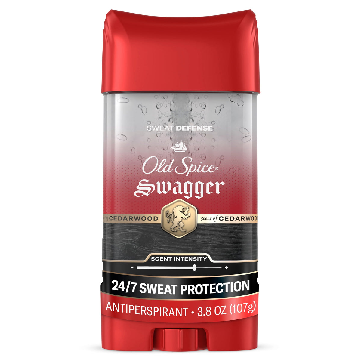 Old Spice Deodorant for Men, Antiperspirant, Swagger, 24/7 Sweat & Odor Protection, 3.8 oz
