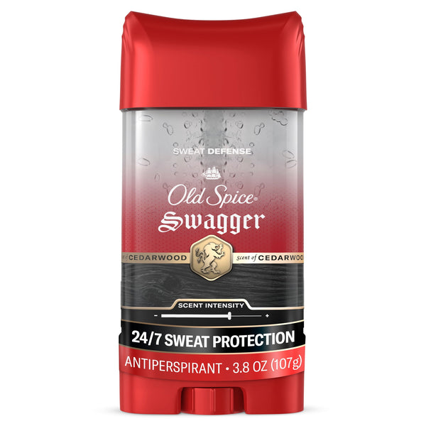 Old Spice Deodorant for Men, Antiperspirant, Swagger, 24/7 Sweat & Odor Protection, 3.8 oz