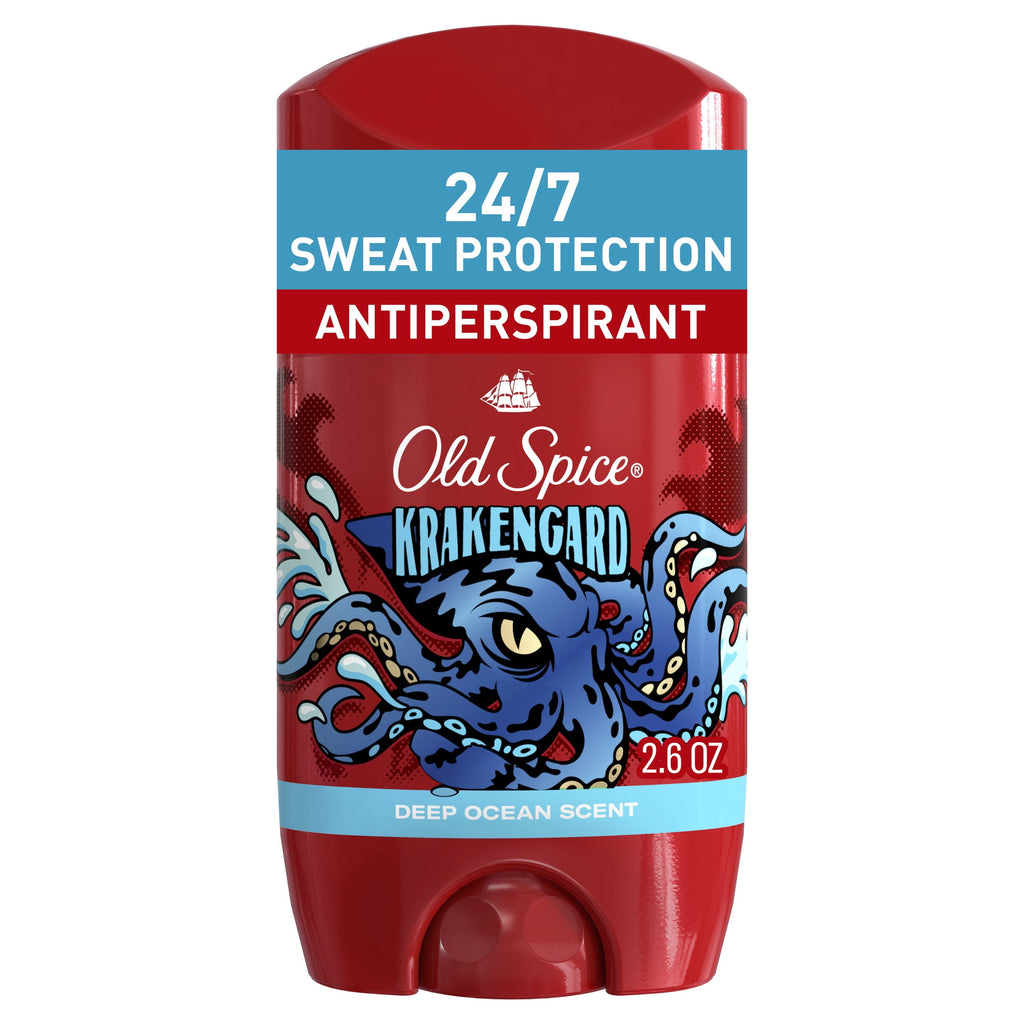 Old Spice Antiperspirant Deodorant for Men, Invisible Solid Stick, Krakengard, 2.6 oz