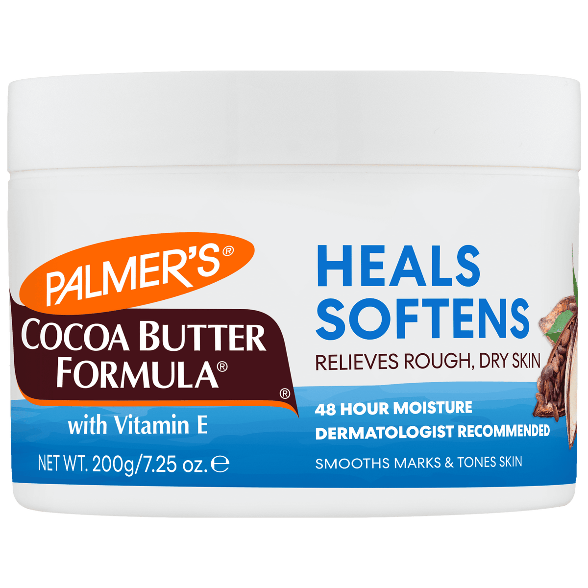Palmer's Cocoa Butter Formula Solid Lotion with Vitamin E, Moisturizes & Soothes Dry Skin, 7.25 oz.