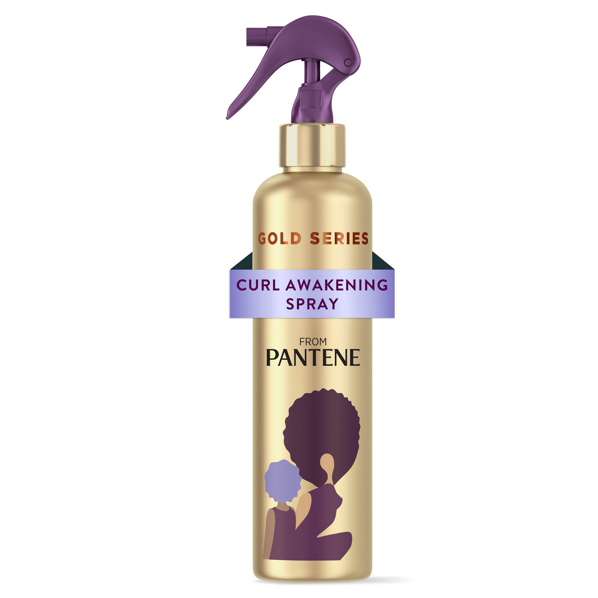 Pantene Gold Series Curl Awakening Spray with Argan Oil for Curly, Coily Hair, 8.4 fl oz