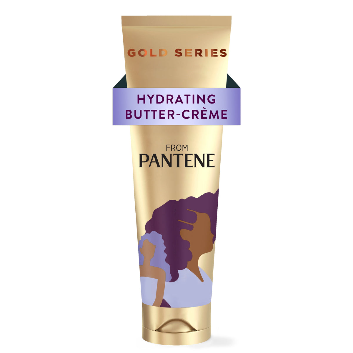 Pantene Gold Series Hydrating Butter Cream, 72 Hour Moisture, Sulfate & Dye Free, 6.8 oz
