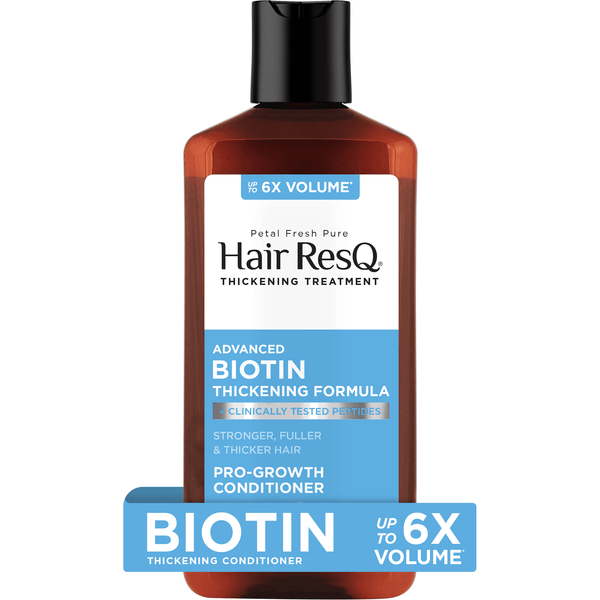 Petal Fresh Hair ResQ Thickening Conditioner, Advanced Biotin Pro-Growth Formula for All Hair Types, 12 fl oz