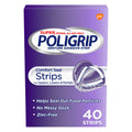 Poligrip Comfort Seal Denture and Partials Adhesive Strips, 40 Ct, for Adults