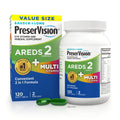PreserVision AREDS 2 Eye Vitamins and Multi Vitamins with Lutein and Zeaxanthin Softgels, 120 Count
