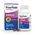 PreserVision AREDS Eye Vitamins and Minerals with Beta Carotene Softgels, 120 Count