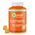 Qunol Turmeric Gummies, 500mg, Ultra High Absorption, Joint Support Herbal Supplement, 60 Count