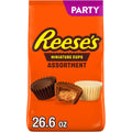 Reese's Miniatures Chocolate Peanut Butter Cups Candy, Party Pack, 26.6 oz