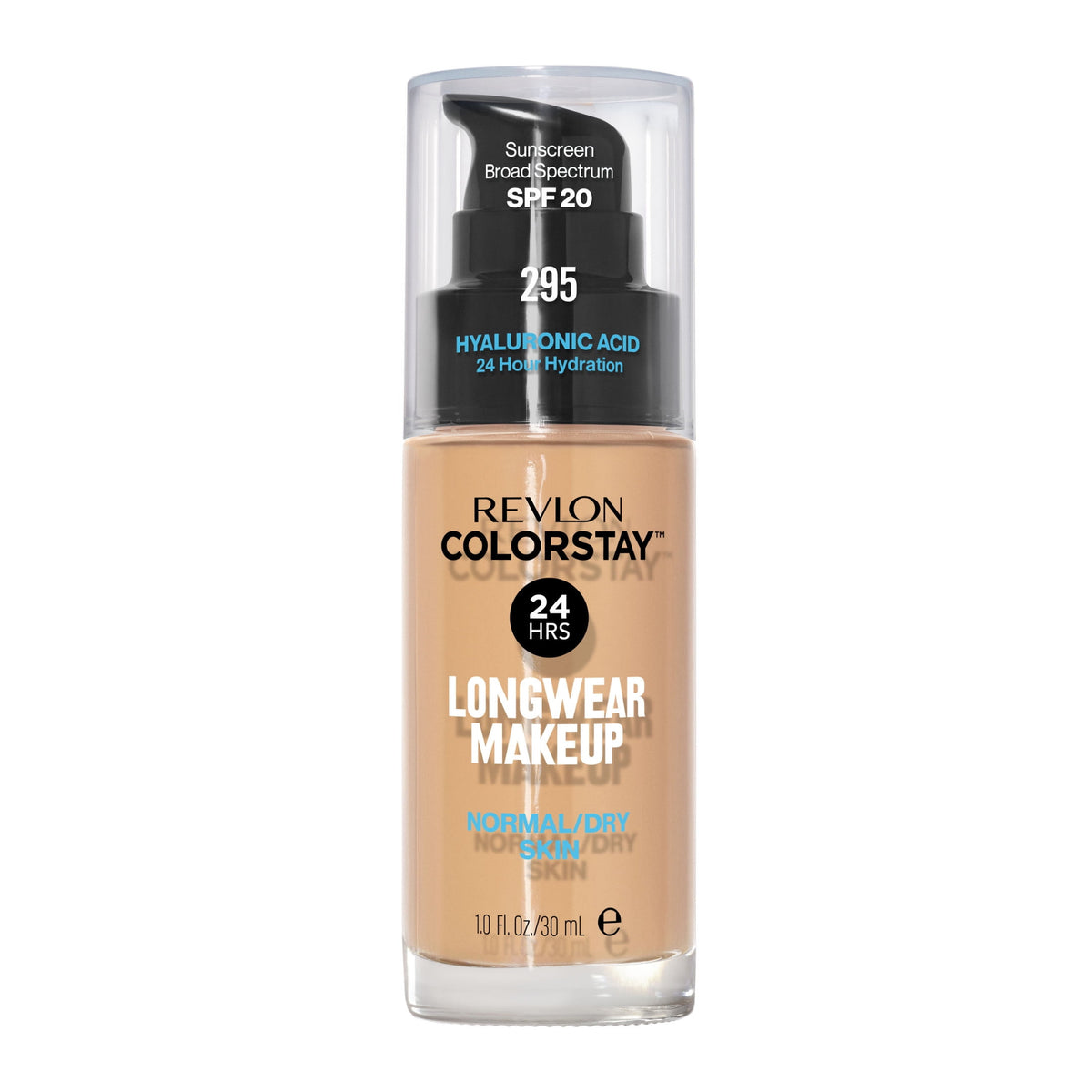 Revlon ColorStay Liquid Foundation Makeup, Normal/Dry Skin, SPF 20, 295 Dune, 1 fl oz