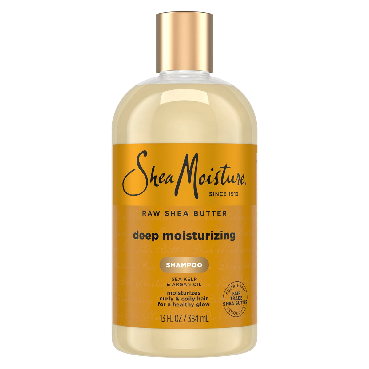 SheaMoisture Raw Shea Butter Deep Moisturizing Shampoo for Dry, Damaged or Transitioning Hair Raw Shea Butter with Argan Oil for a Healthy Glow ,13 Fl