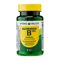 Spring Valley B-100 Complex, 60 Count, Dietary Supplement Timed-Release Tablets for Metabolism Support