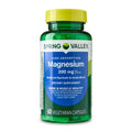 Spring Valley Magnesium Sleep Support Bone & Joint Health Dietary Supplement Vegetarian Capsules, 200 mg, 60 Count
