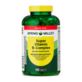Spring Valley Super Vitamin B-Complex Tablets Dietary Supplement Value Size, 500 Count